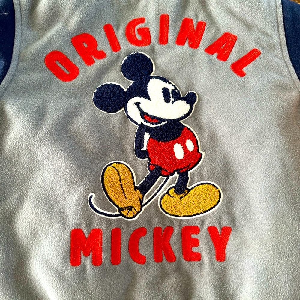 Boys Mickey letterman coat